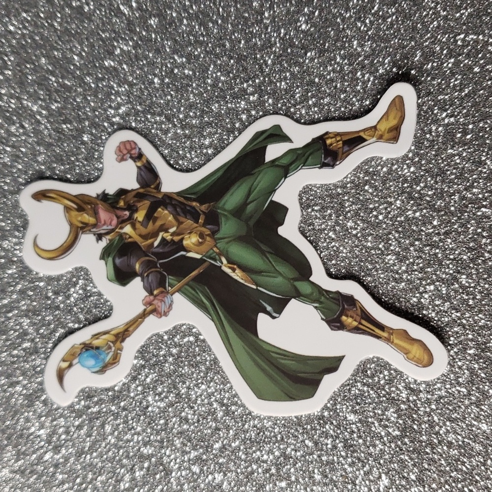 MARVEL Loki Comic Waterproof Sticker
